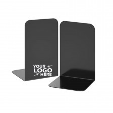 Black Metal Bookend - Sturdy Book Organizer